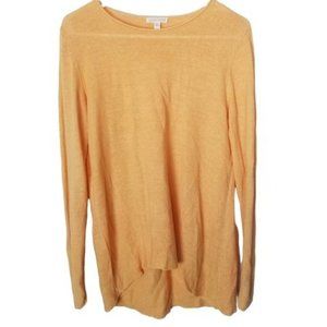 Eileen Fisher Womens M Orange Long Sleeves Organic